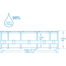 Каркасный бассейн BESTWAY STEEL PRO MAX 366х122см, 10250л, фильтр-насос, лестница 561PZ BW