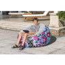 Надувное кресло BESTWAY INFLATE-A-CHAIR FLORAL 75111 112x112x66см 75111 BW